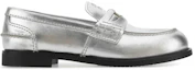 Order (W) MIU MIU Penny Slip-On Sneaker ''Silber Leder'' 5D773D_3G48_F0118_F_020