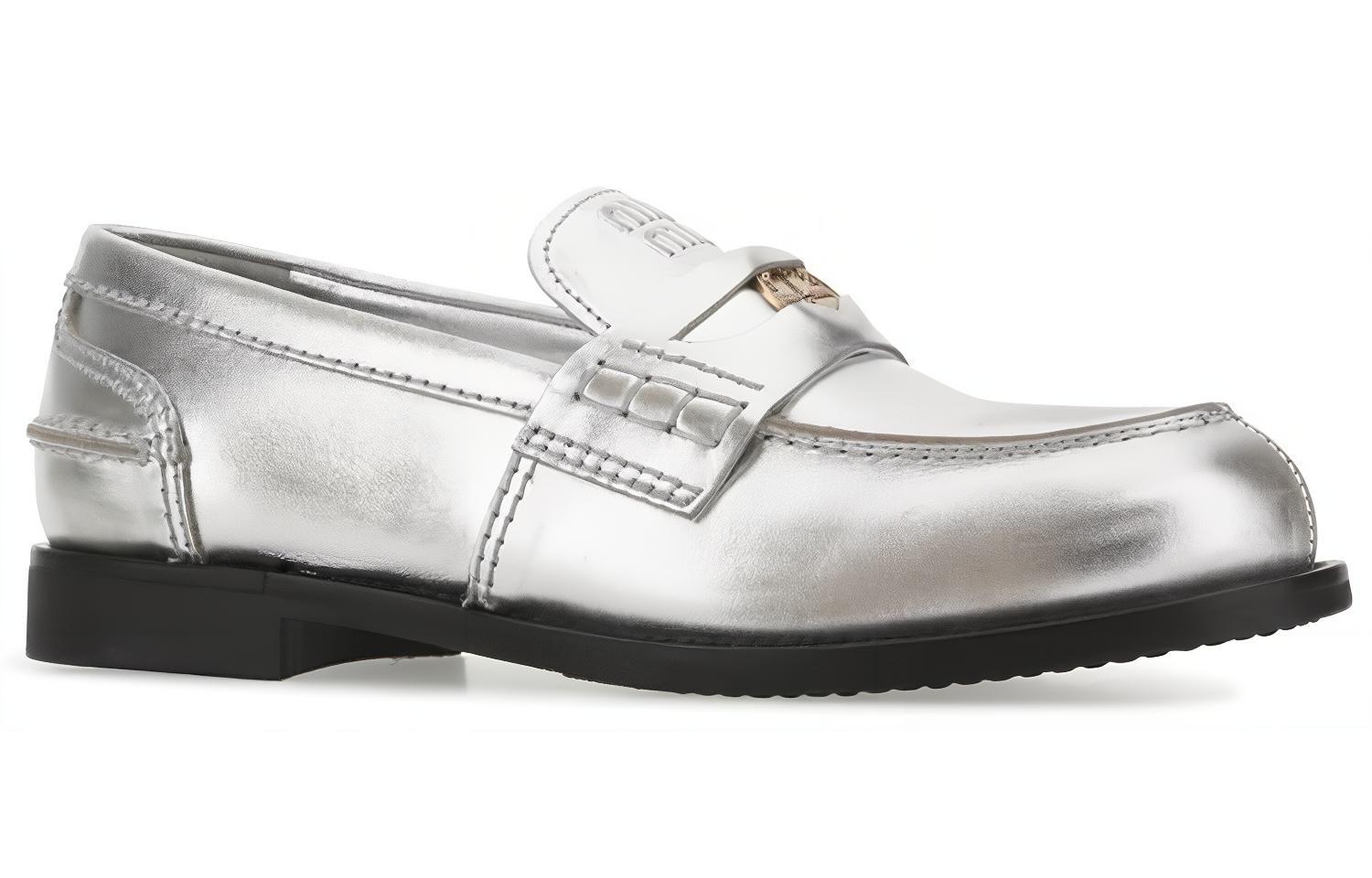 Lookbook (W) MIU MIU Penny Slip-On Sneaker ''Silber Leder'' 5D773D_3G48_F0118_F_020