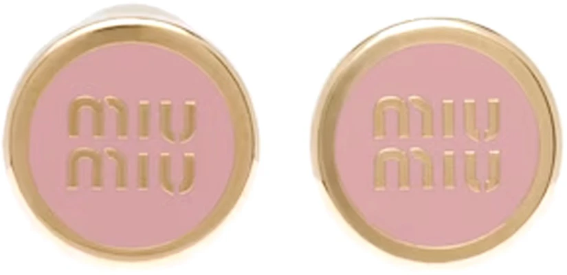(W) MIU MIU 粉色琺瑯Logo字母耳環 女士配飾 5JO912-2F6T-F0615 Order (W) MIU MIU 粉色琺瑯Logo字母耳環 女士配飾 5JO912-2F6T-F0615