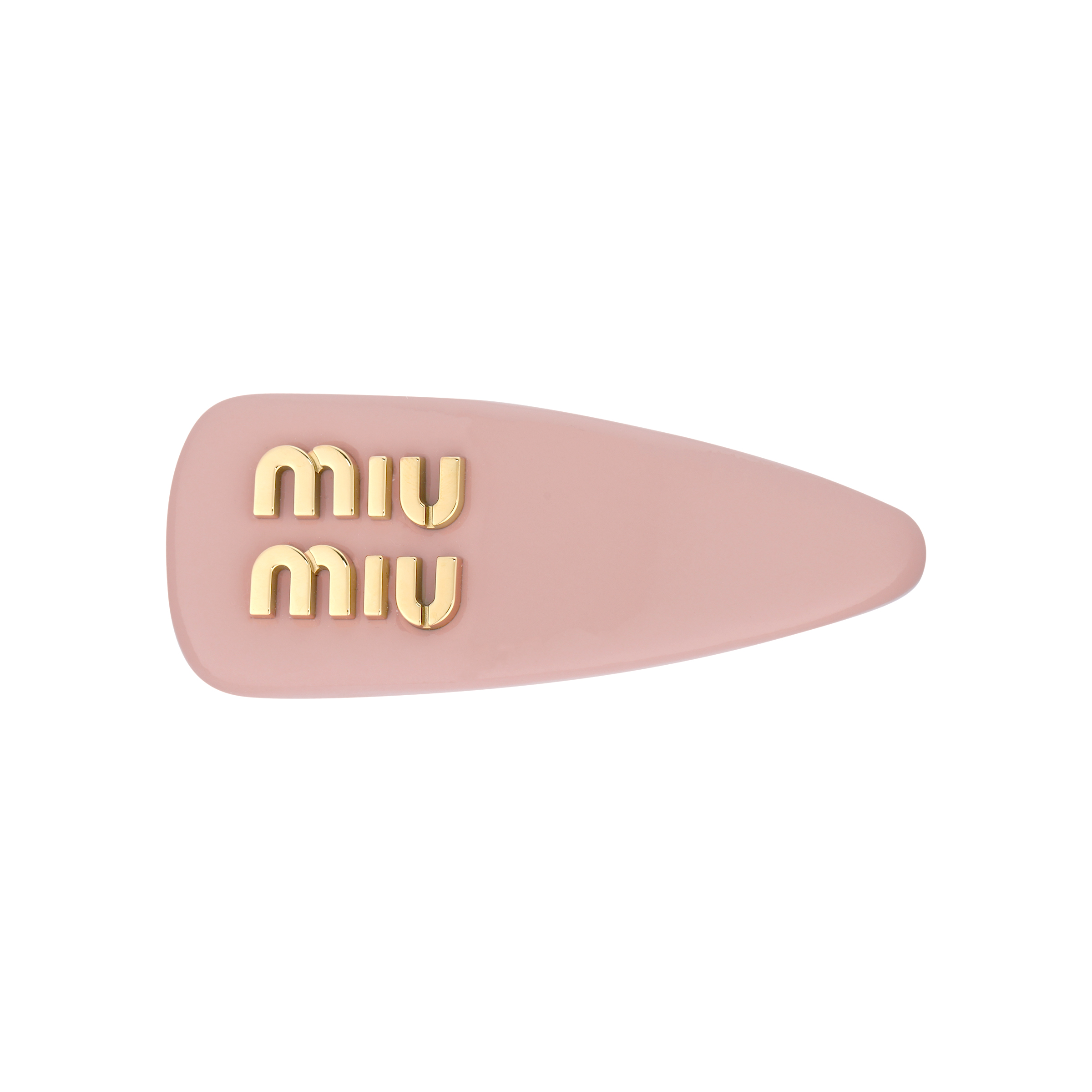 (Women) MIU MIU Pink Patent Leather  Hairclip. 5IF092_069_F0E18