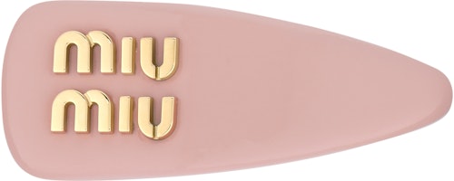 (Women) MIU MIU Pink Patent Leather Hairclip. 5IF092_069_F0E18 (Women) MIU MIU Pink Patent Leather Hairclip. 5IF092_069_F0E18
