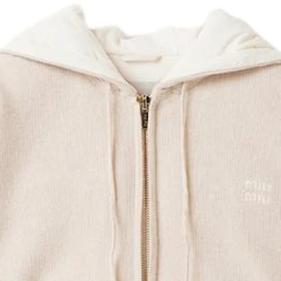 (W) Miu Miu 粉色纯色连帽拉链夹克 ML949-13FL-F0018-S-232 Purchase (W) Miu Miu 粉色纯色连帽拉链夹克 ML949-13FL-F0018-S-232