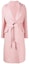 Order (Women) MIU MIU Pink Solid Color Midi Lace-Up Coat. MS1782-1XRT-F0028