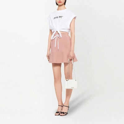 (W) MIU MIU粉色抽绳A字休闲短裙 MJD173-1IG3-F0028 Lookbook (W) MIU MIU粉色抽绳A字休闲短裙 MJD173-1IG3-F0028