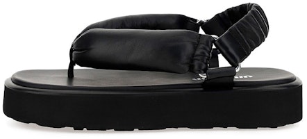 (Women) MIU MIU Platform Leather Sandal 'Black' 5Y451D-F040LZK-F-0002 (Women) MIU MIU Platform Leather Sandal 'Black' 5Y451D-F040LZK-F-0002