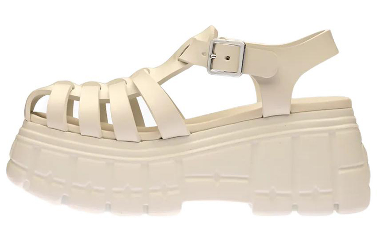 (Women) MIU MIU Platform Sandal 'Ivory Buckle' 5X709D_3LKK_F0304_F_085