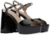 (W) MIU MIU Sandal Tumit Tinggi 'Patent Black' 5XP883_XWA_F0002_F_110