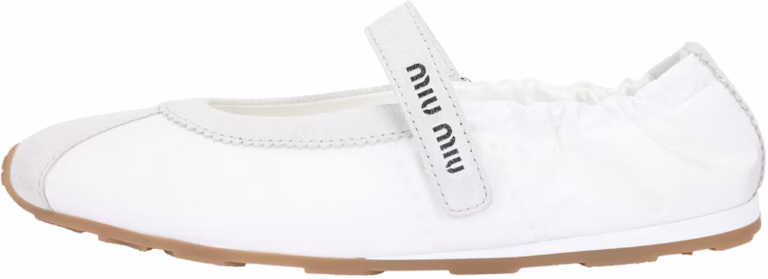 (W) Miu Miu Plume Mary-Jane-Ballerinas aus weißem Wildleder, Damen, 1 cm Absatz 5F370E_D7C_F0009_F_D005 Buy (W) Miu Miu Plume Mary-Jane-Ballerinas aus weißem Wildleder, Damen, 1 cm Absatz 5F370E_D7C_F0009_F_D005