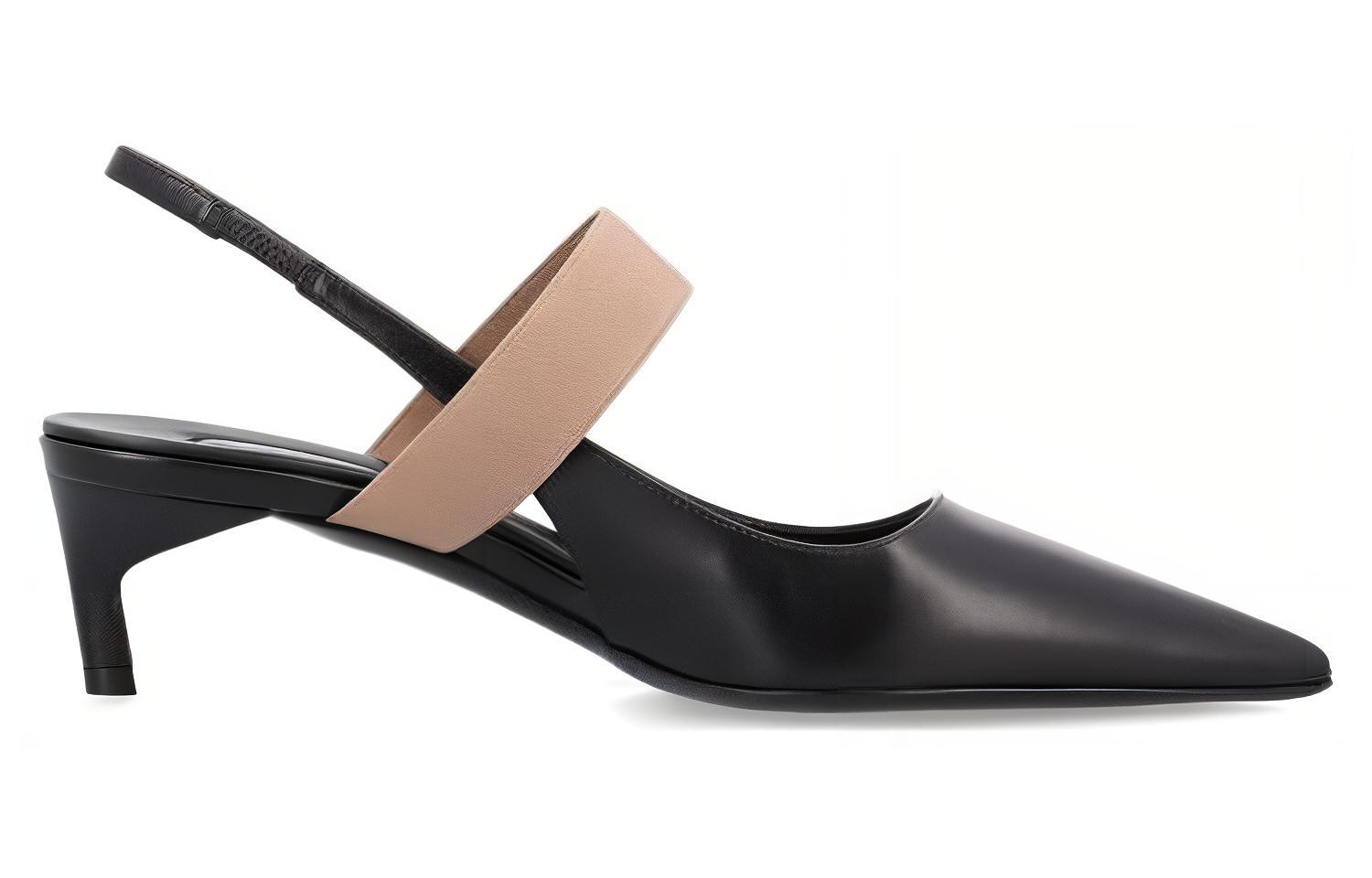 Order (W) MIU MIU Spitz-Toe Slip-On Stiletto ''Schwarzes Leder'' 5I932D_3AQO_F009L_F_045