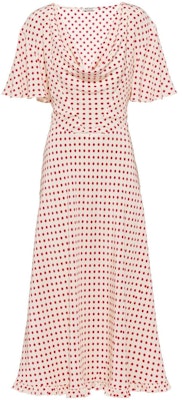 (W) MIU MIU 波点印花短袖连衣裙 粉色 MF4507-10MB-F059I Order (W) MIU MIU 波点印花短袖连衣裙 粉色 MF4507-10MB-F059I