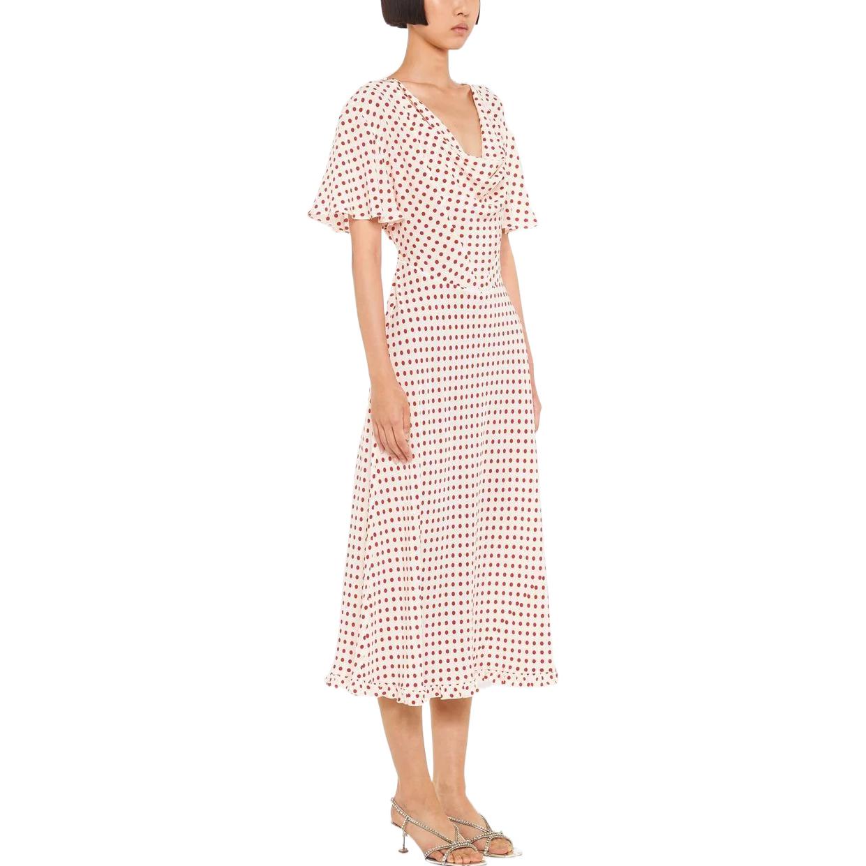 Purchase (W) MIU MIU 波点印花短袖连衣裙 粉色 MF4507-10MB-F059I