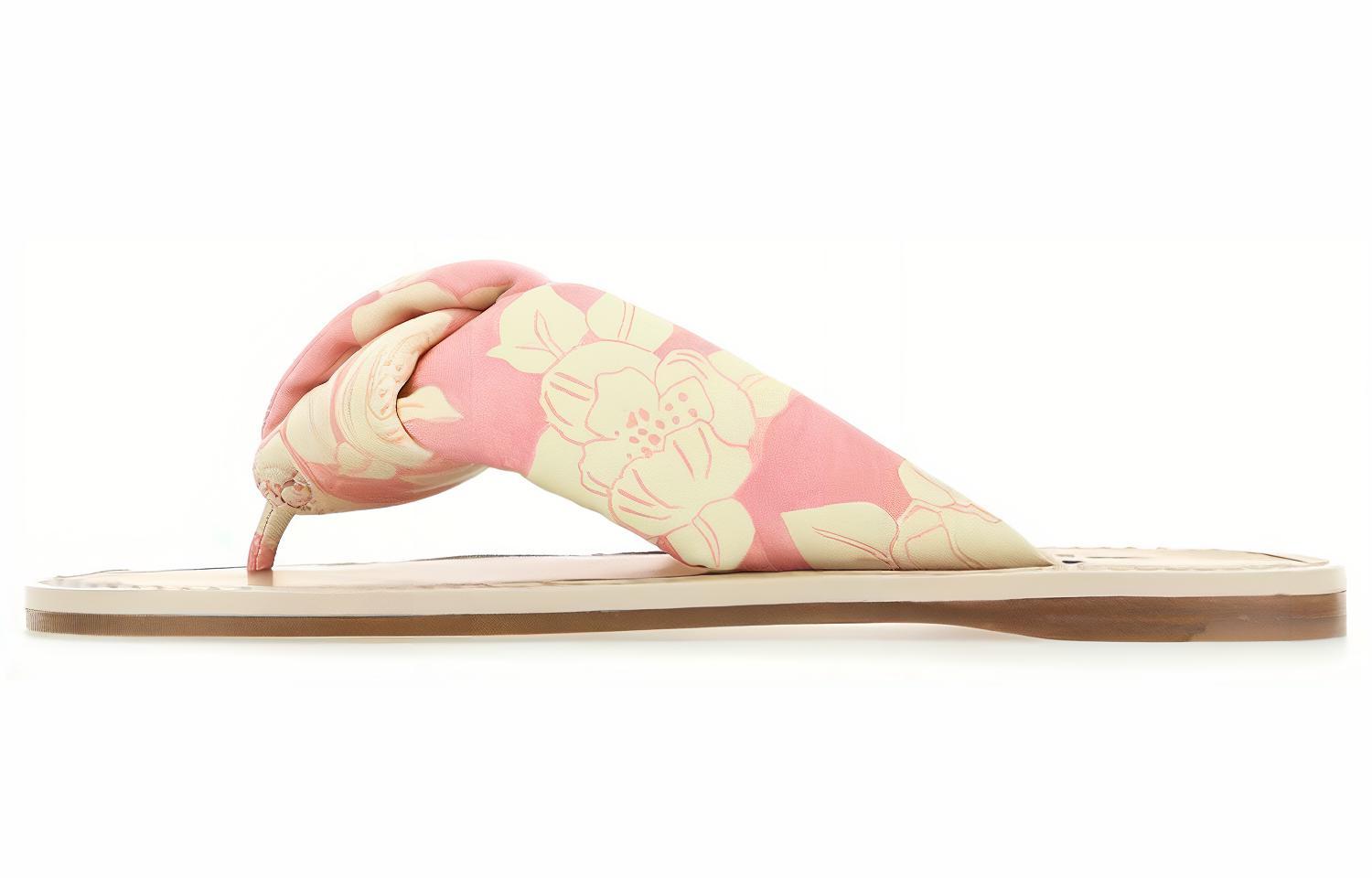 (W) MIU MIU Printed Nappa Leather Slide 'Pink Fashion'