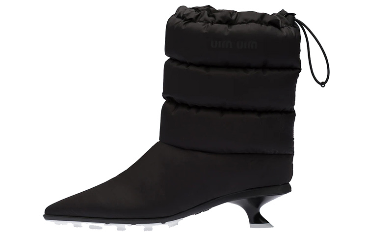 Buy (W) MIU MIU Re-Nylon But Mid-Top 'Hitam' 5U622D_3LJF_F0002_F_055