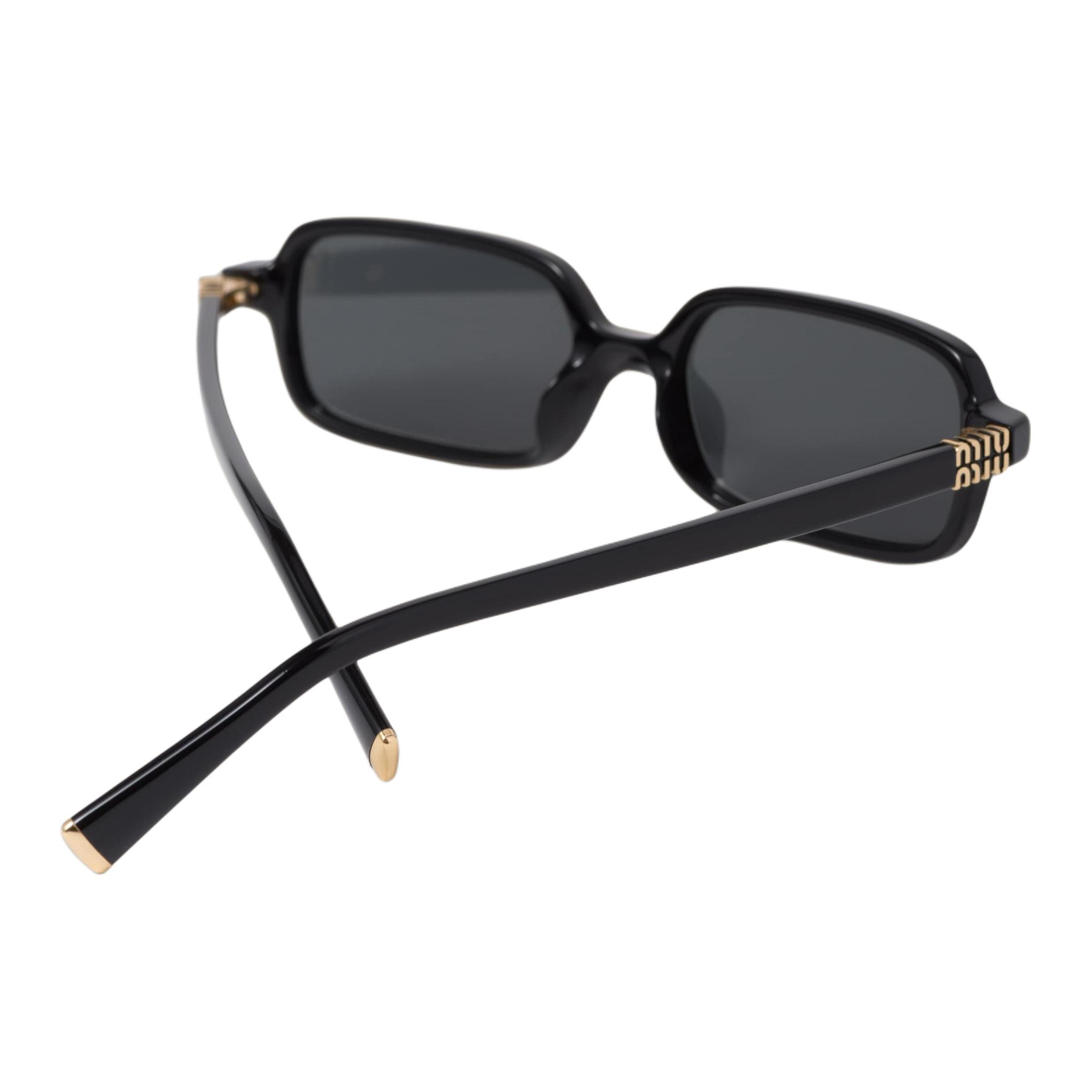 Details for (W) MIU MIU 黑色方形醋酸眼镜框附标志镜腿（可配矫正镜片） SMU11Z_E16K_F05S0