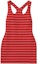 Order (W) MIU MIU 红色条纹标志无袖修身针织连衣裙女士款 MMA874-1466-F0011-S-OOO