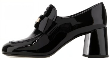 (Women) MIU MIU Round Toe Block Heel High 'Black Fashion' 5D950D_JHR_F0002_F_065 (Women) MIU MIU Round Toe Block Heel High 'Black Fashion' 5D950D_JHR_F0002_F_065