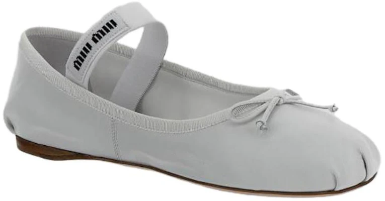 (W) MIU MIU Punta Tonda Casual ''Bianco'' 5F794D_XUU_F0009 Shop (W) MIU MIU Punta Tonda Casual ''Bianco'' 5F794D_XUU_F0009