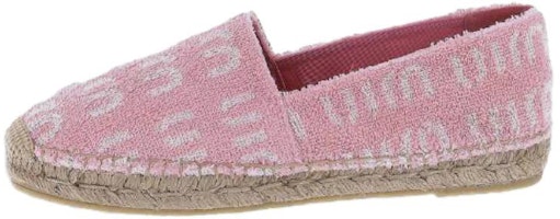 (Women) MIU MIU Round Toe Flat Slip-On 'Pink Fisherwoman' 5S746D_I6E_F00M8 (Women) MIU MIU Round Toe Flat Slip-On 'Pink Fisherwoman' 5S746D_I6E_F00M8