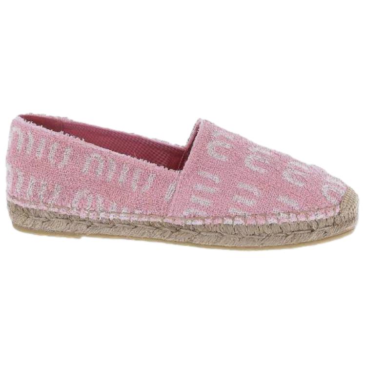 Order (W) MIU MIU Scarpe Basse Punta Tonda Slip-On ''Pescatrice Rosa'' 5S746D_I6E_F00M8