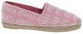 (W) MIU MIU Kasut Leper Hujung Bulat 'Pink Fisherwoman' 5S746D_I6E_F00M8
