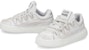 (W) MIU MIU Kasut Sneakers Low-Top Hujung Bulat 'Light Grey' 5E912DF0053G63F0009