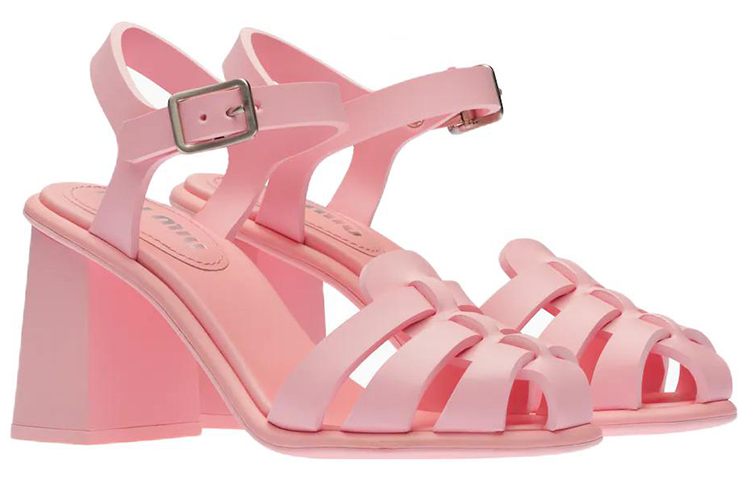 (W) MIU MIU Rubber Slide 'Simple Elegant Fashion' 圖 3