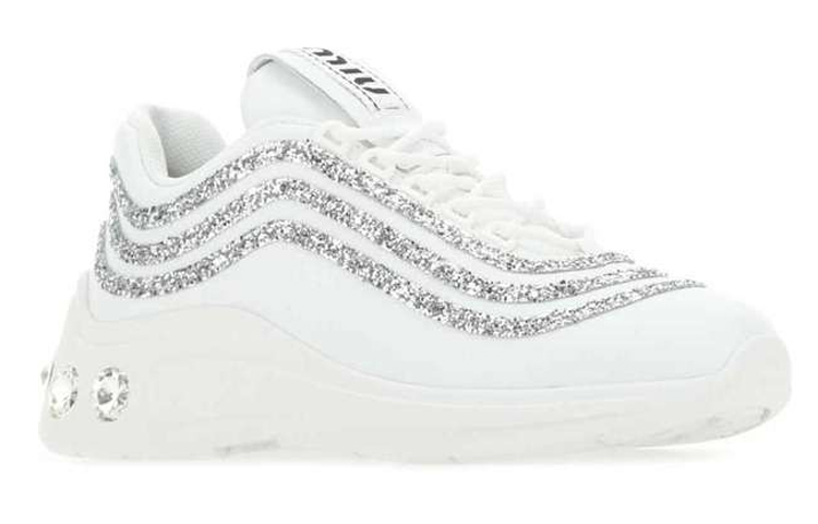 (W) MIU MIU Running Shoes 'White' 圖 3