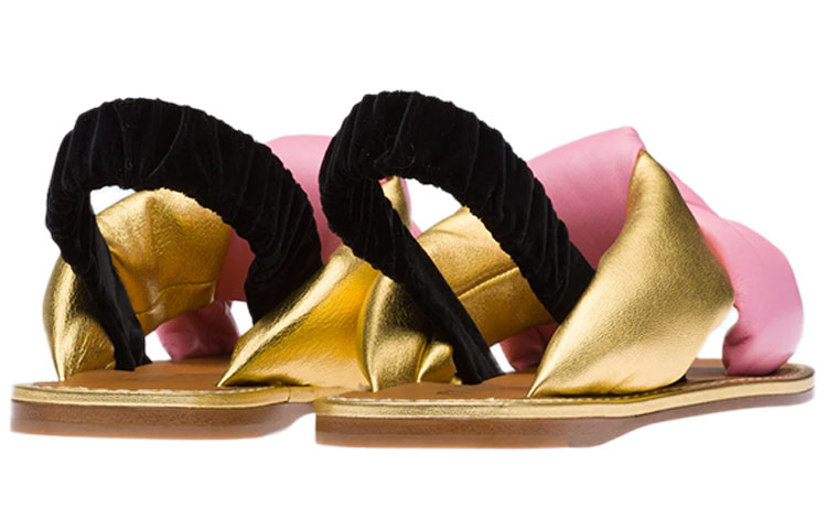 Lookbook (W) MIU MIU 凉鞋 '秋海棠玫瑰金' 5X111D_0K7_F00MO_F_M005