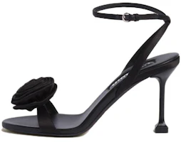 (Women) MIU MIU Sandal 'Elegant Black Ankle-Strap' 5X002E_049_F0002_F_085 (Women) MIU MIU Sandal 'Elegant Black Ankle-Strap' 5X002E_049_F0002_F_085