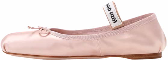 (Women) MIU MIU Satin Ballerinas 'Orchid Pink' 5F794D-QU6-F0615-F-DX05 (Women) MIU MIU Satin Ballerinas 'Orchid Pink' 5F794D-QU6-F0615-F-DX05