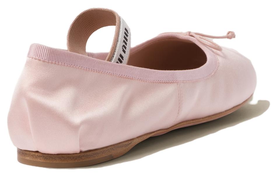 Lookbook (W) ミュウミュウ サテン バレリーナ (オーキッドピンク) 5F794D-QU6-F0615-F-DX05