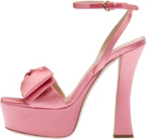 (Women) MIU MIU Satin Bow Platform Fashion Sandal 'Pink' 5XP893_ZIZ_F0410_F_135 (Women) MIU MIU Satin Bow Platform Fashion Sandal 'Pink' 5XP893_ZIZ_F0410_F_135