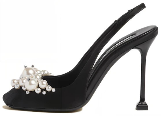 (W) MIU MIU Satin Classique Confort 10,5cm ''Escarpins Noirs Stiletto'' 5I976D_049_F0002_F_105 Buy (W) MIU MIU Satin Classique Confort 10,5cm ''Escarpins Noirs Stiletto'' 5I976D_049_F0002_F_105