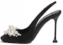 Buy (W) MIU MIU Satin Classique Confort 10,5cm ''Escarpins Noirs Stiletto'' 5I976D_049_F0002_F_105