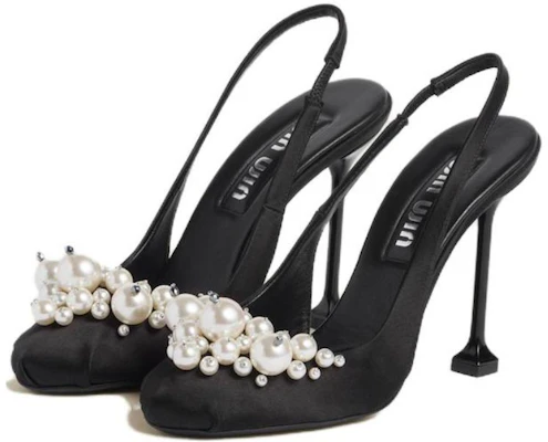 (W) MIU MIU Satin Classique Confort 10,5cm ''Escarpins Noirs Stiletto'' 5I976D_049_F0002_F_105 Lookbook (W) MIU MIU Satin Classique Confort 10,5cm ''Escarpins Noirs Stiletto'' 5I976D_049_F0002_F_105