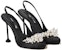(W) MIU MIU Satin Klasik Selesa 10.5cm 'Stiletto Hitam' 5I976D_049_F0002_F_105