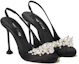 Shop (W) MIU MIU Satin Classique Confort 10,5cm ''Escarpins Noirs Stiletto'' 5I976D_049_F0002_F_105