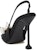 (W) MIU MIU Satin Klasik Selesa 10.5cm 'Stiletto Hitam' 5I976D_049_F0002_F_105