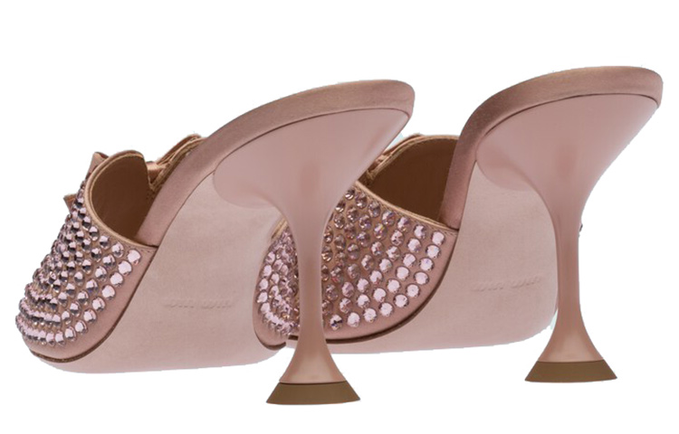 (W) MIU MIU Satin High-Top 'Nude Pink' 圖 3