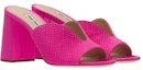 Order (Women) MIU MIU Satin Open-Toe Crystal-Embellished 'Pink Fashion Sandal' 5XX574_049_F0638_F_085