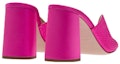 Shop (Women) MIU MIU Satin Open-Toe Crystal-Embellished 'Pink Fashion Sandal' 5XX574_049_F0638_F_085