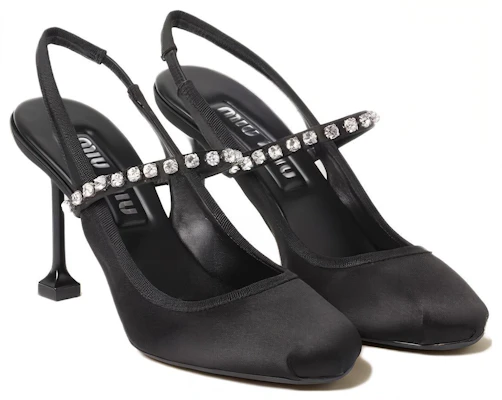 (W) MIU MIU Stiletto in Raso 8,5cm ''Nero Moda Comoda'' 5I975D_049_F0002_F_085 Lookbook (W) MIU MIU Stiletto in Raso 8,5cm ''Nero Moda Comoda'' 5I975D_049_F0002_F_085