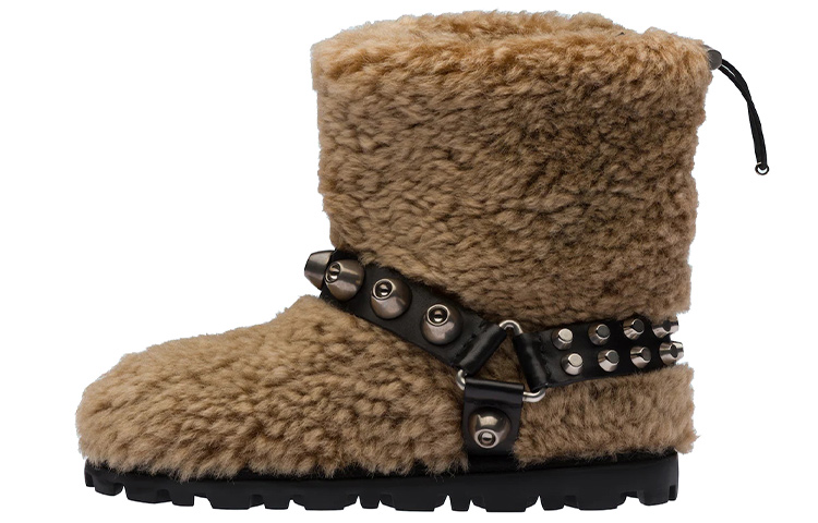 (Women) MIU MIU Shearling Ankle Boots 'Cognac Decal' 5U573D_3LJA_F0046_F_M010