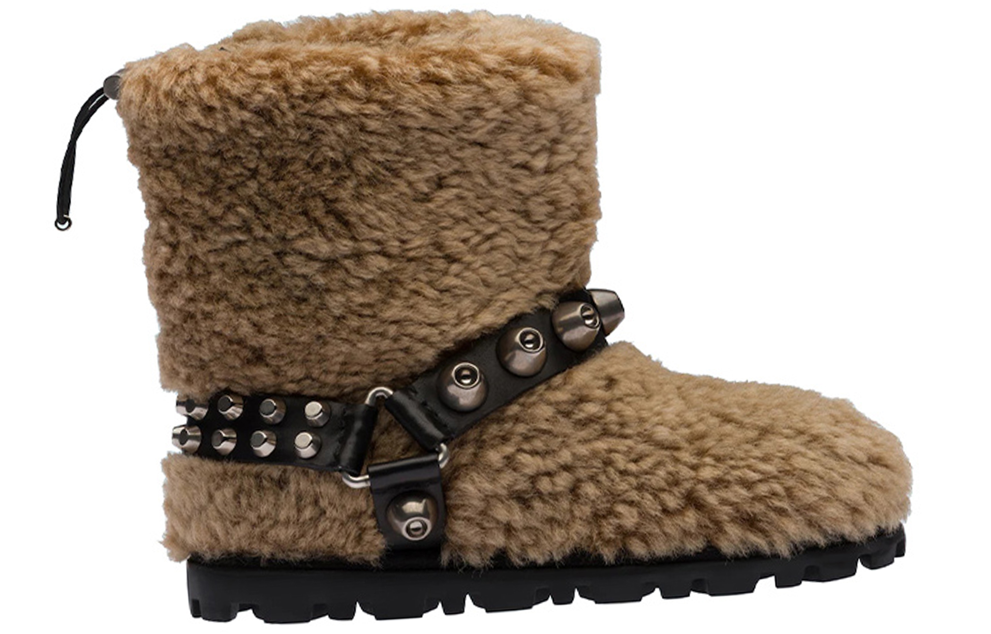 Order (Women) MIU MIU Shearling Ankle Boots 'Cognac Decal' 5U573D_3LJA_F0046_F_M010