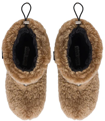 (Women) MIU MIU Shearling Ankle Boots 'Cognac Decal' 5U573D_3LJA_F0046_F_M010 Purchase (Women) MIU MIU Shearling Ankle Boots 'Cognac Decal' 5U573D_3LJA_F0046_F_M010