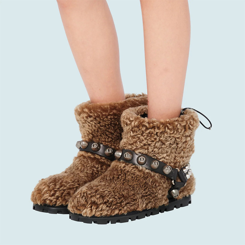 Details for (Women) MIU MIU Shearling Ankle Boots 'Cognac Decal' 5U573D_3LJA_F0046_F_M010