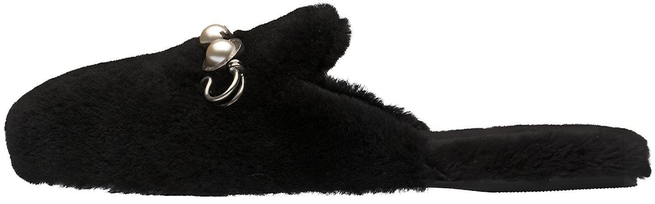 (Women) MIU MIU Shearling Slides 'Black' 5S581D_XTZ_F0002_F_005 Buy (Women) MIU MIU Shearling Slides 'Black' 5S581D_XTZ_F0002_F_005