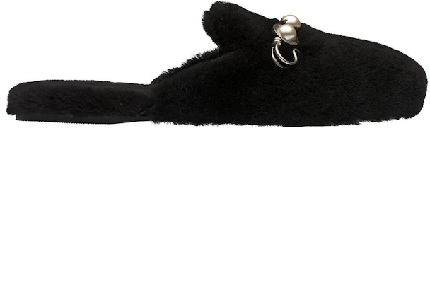 (W) MIU MIU Pantuflas de Piel de Oveja 'Negro' 5S581D_XTZ_F0002_F_005 Order (W) MIU MIU Pantuflas de Piel de Oveja 'Negro' 5S581D_XTZ_F0002_F_005