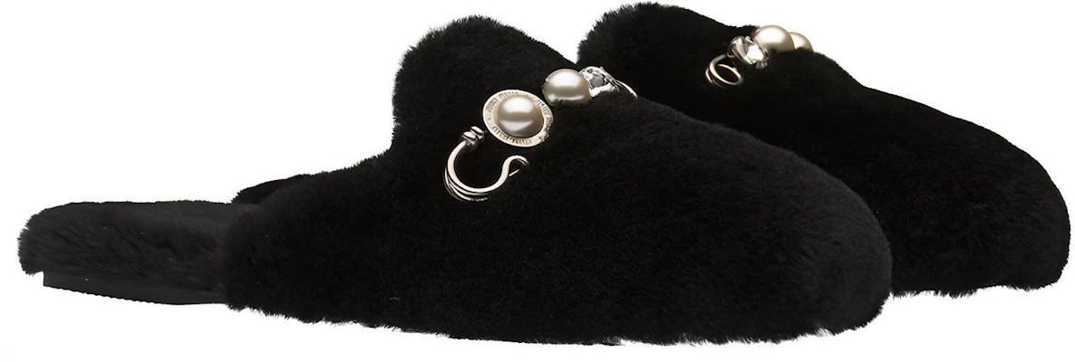 (W) MIU MIU Pantuflas de Piel de Oveja 'Negro' 5S581D_XTZ_F0002_F_005 Lookbook (W) MIU MIU Pantuflas de Piel de Oveja 'Negro' 5S581D_XTZ_F0002_F_005