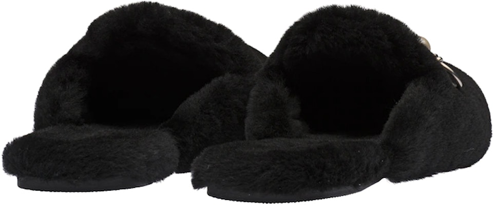 (W) Sandal MIU MIU Shearling 'Hitam' 5S581D_XTZ_F0002_F_005 Lookbook (W) Sandal MIU MIU Shearling 'Hitam' 5S581D_XTZ_F0002_F_005